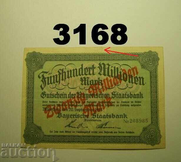Munich 20 Billion Mark 1923 Germany Munich 20 Billion Mark 1923 Germany