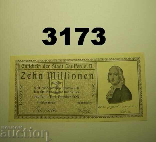 Lauffen 10 milioane mărci 1923 Germania