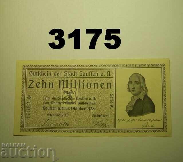Λάουφεν 10 εκατομμύρια μάρκα 1923 Γερμανία Λάουφεν 10 εκατομμύρια μάρκα 1923 Γερμανία