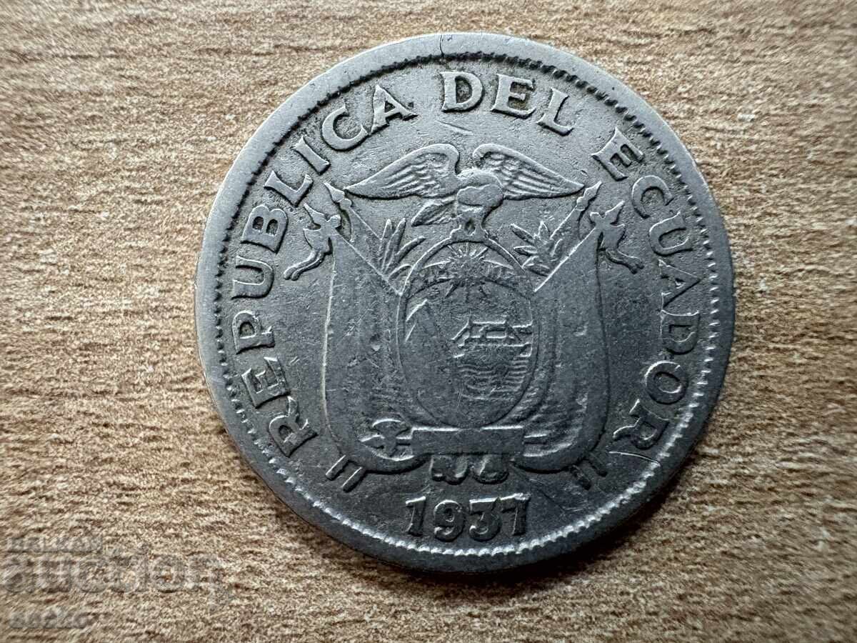 Ecuador - 1 sucre (1937) cu preț 1.40 BGN | € 0.72 Ecuador - 1 sucre (1937) cu preț 1.40 BGN | € 0.72