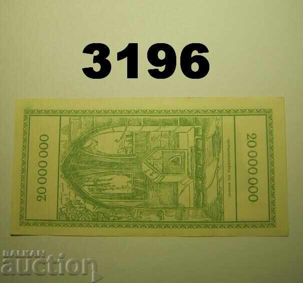Lauffen 20 milioane mărci 1923 Germania cu preț 20.00 BGN | € 10.23
