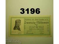 Lauffen 20 million mark 1923 Germany