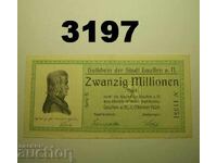 Lauffen 20 million mark 1923 Germany