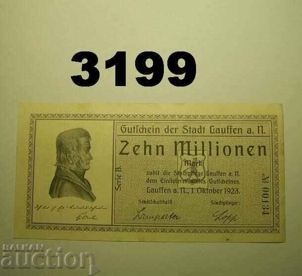 Λάουφεν 10 εκατομμύρια μάρκα 1923 Γερμανία