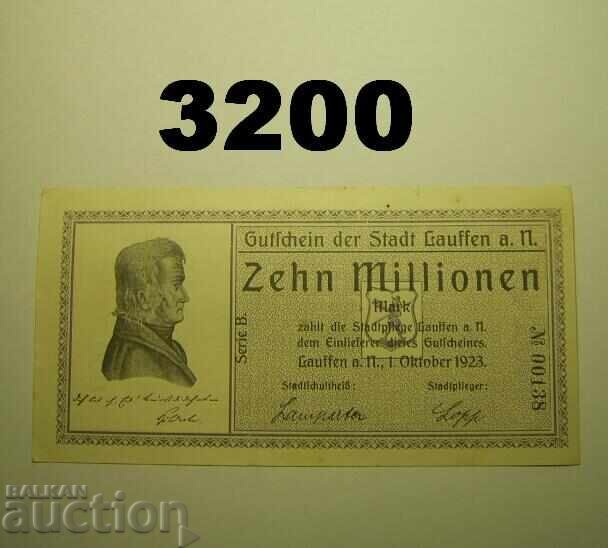 Λάουφεν 10 εκατομμύρια μάρκα 1923 Γερμανία Λάουφεν 10 εκατομμύρια μάρκα 1923 Γερμανία