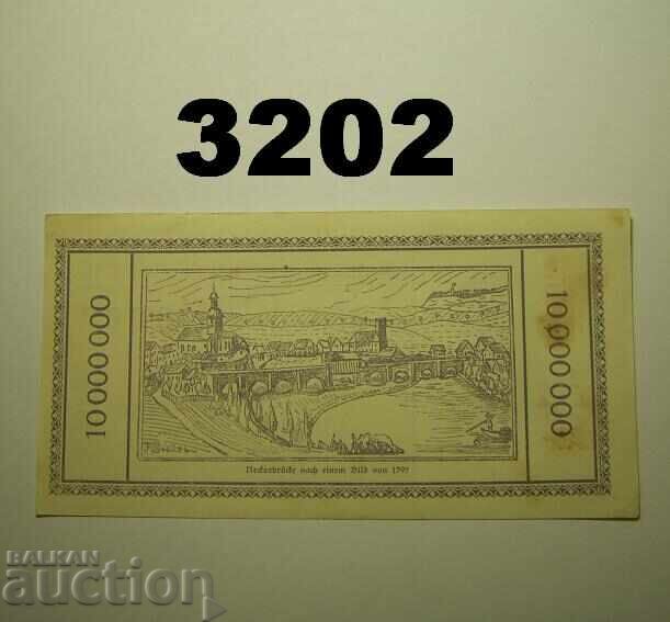 Λάουφεν 10 εκατομμύρια μάρκα 1923 Γερμανία με τιμή 7.00 BGN | € 3.58 Λάουφεν 10 εκατομμύρια μάρκα 1923 Γερμανία με τιμή 7.00 BGN | € 3.58