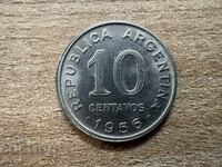 Аржентина - 10 сентавос (1956)