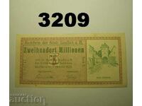 Lauffen 200 Million Mark 1923 Germany