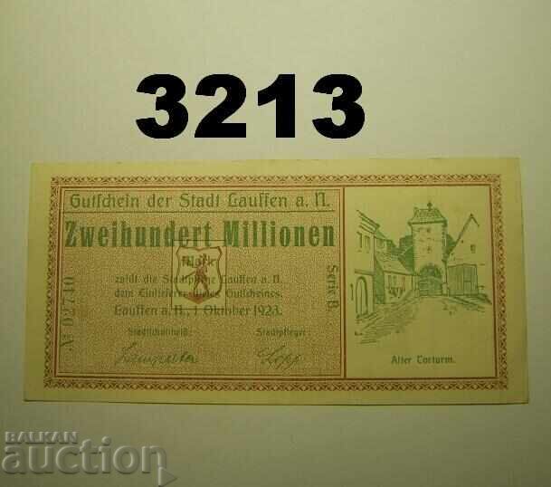 Λάουφεν 200 εκατομμύρια μάρκα 1923 Γερμανία