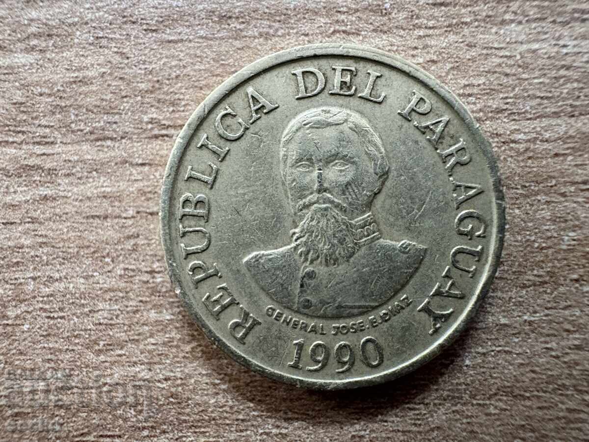 Paraguay - 100 guarani (1990) cu preț 0.90 BGN | € 0.46 Paraguay - 100 guarani (1990) cu preț 0.90 BGN | € 0.46