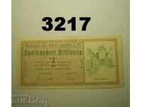 Lauffen 200 Million Mark 1923 Germany