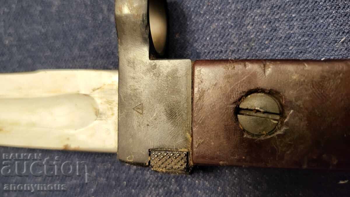 Bayonet, knife, kama for Kalashnikov AK-47 assault rifle, Russian production - 7