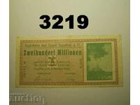 Lauffen 200 Million Mark 1923 Germany