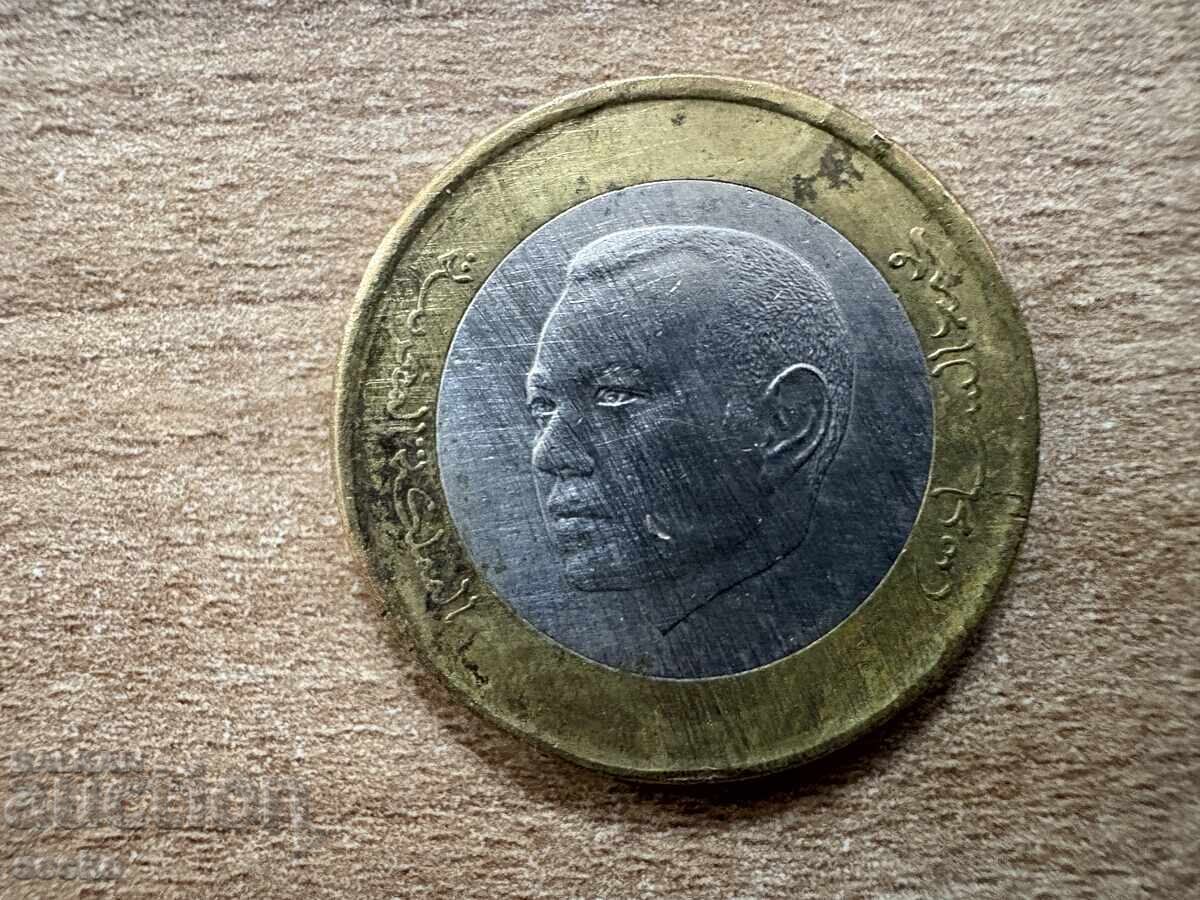 Мароко - 10 дирхама (2019) с цена 3.10 лв. | € 1.59