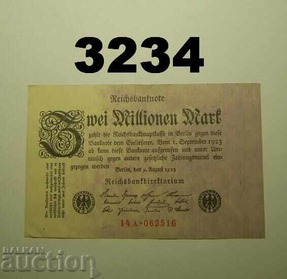 Германия 2 millionen mark 1923 Германия 2 millionen mark 1923