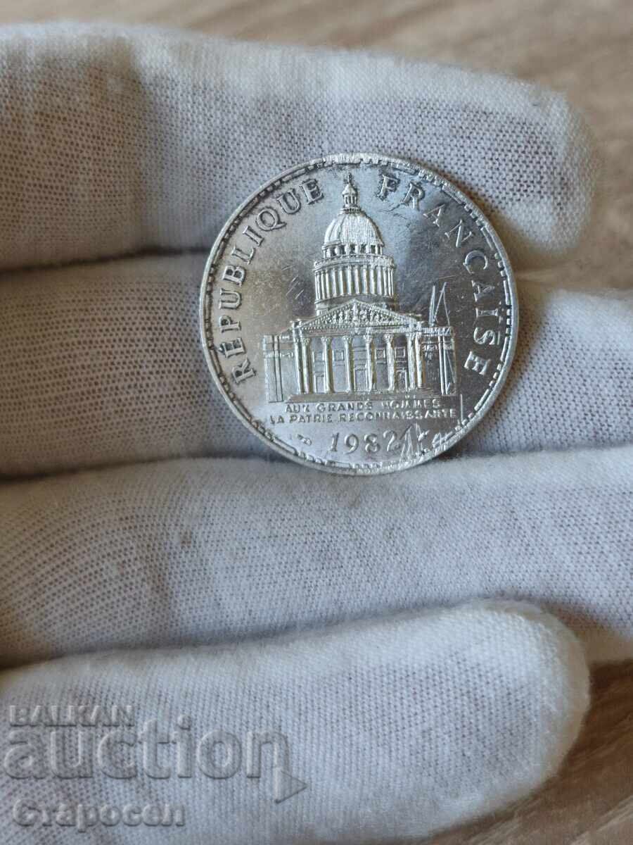 100 Francs 1982 France "Pantheon"