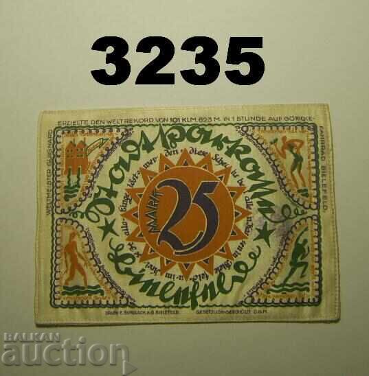 Bielefeld 25 mărci 1922 Germania cu preț 60.00 BGN | € 30.68