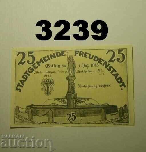Freudenstadt 25 pfennig 1921 Germany Freudenstadt 25 pfennig 1921 Germany