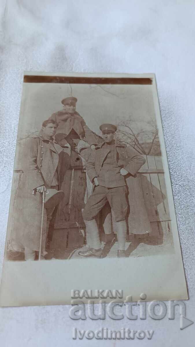 Photograph Three Soldiers on the Front P S W