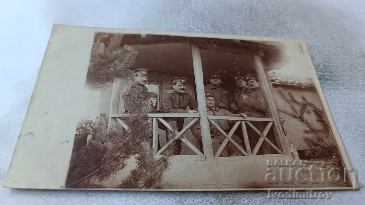 Φωτογραφία Αξιωματικοί στο μέτωπο Νότιο Μέτωπο 1918 Α' Π.Π