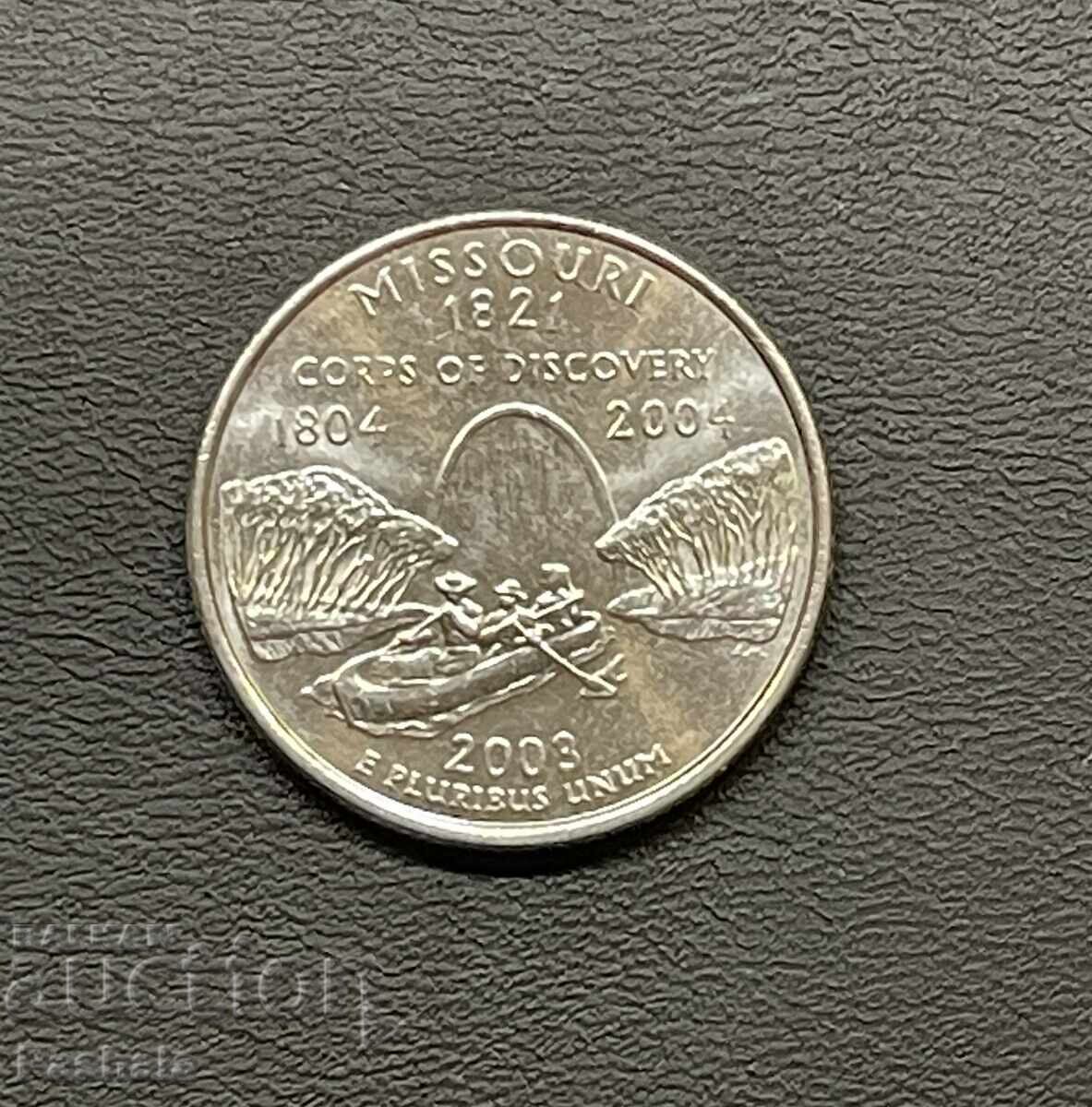 USA 25 cents 2003 Missouri