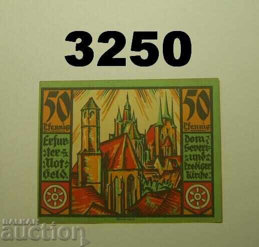 Erfurt 50 pfennig 1921 Germania cu preț 2.00 BGN | € 1.02 Erfurt 50 pfennig 1921 Germania cu preț 2.00 BGN | € 1.02