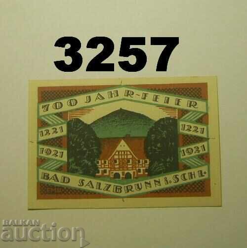 Ober-Salzbrunn 50 pfennig 1921 Germania cu preț 2.50 BGN | € 1.28