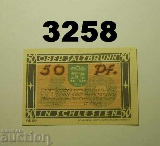 Ober-Salzbrunn 50 pfennig 1921 Germania Ober-Salzbrunn 50 pfennig 1921 Germania