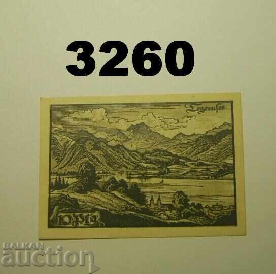 Tegernsee 10 pfennig 1921 Germany with price 2.00 BGN | € 1.02