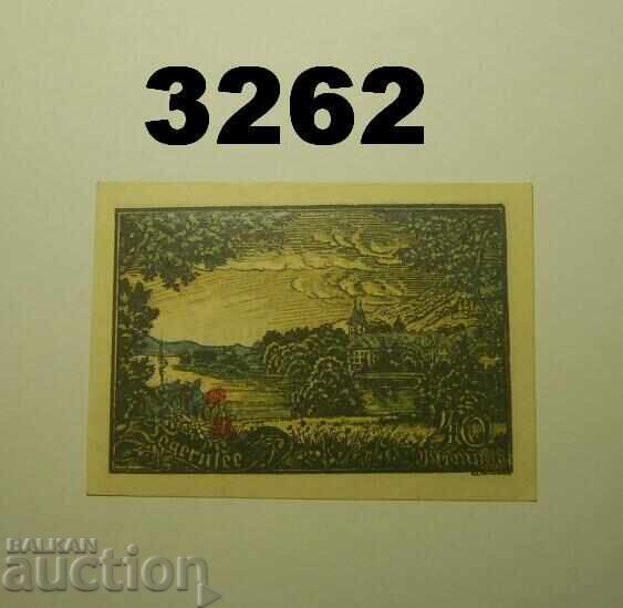 Tegernsee 40 pfennig 1921 Germany with price 2.00 BGN | € 1.02