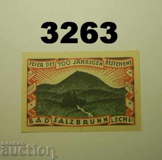Ober-Salzbrunn 50 pfennig 1921 Германия с цена 2.50 лв. | € 1.28