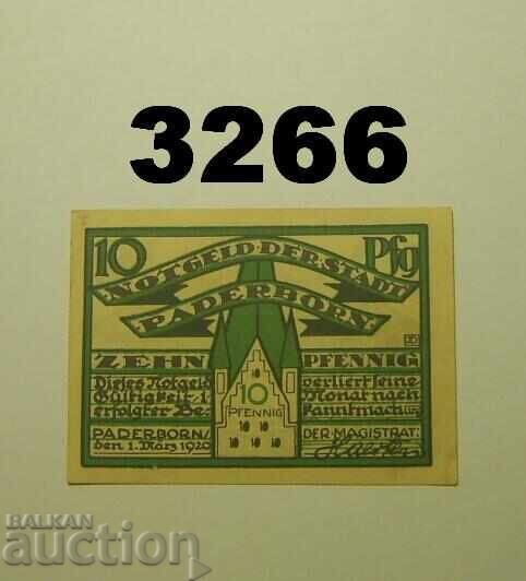 Paderborn 10 pfennig 1920 Германия Paderborn 10 pfennig 1920 Германия