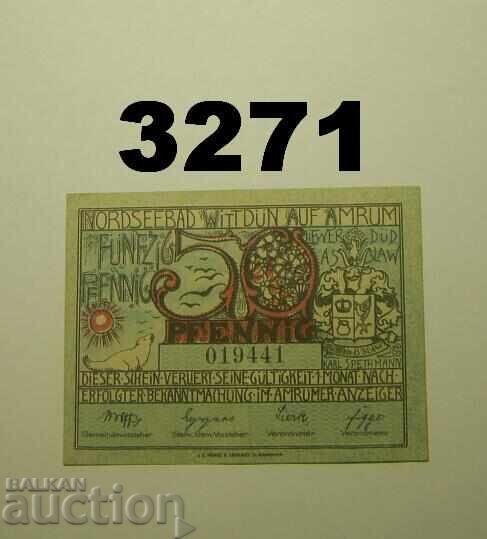 Wittdün auf Amrum 50 pfennig 1920 Германия с цена 2.00 лв. | € 1.02 Wittdün auf Amrum 50 pfennig 1920 Германия с цена 2.00 лв. | € 1.02