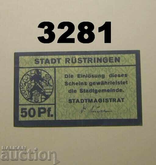 Rüstringen 50 Pfennig 1917 Germany