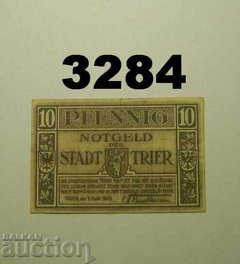 Trier 10 pfennig 1920 Germania Trier 10 pfennig 1920 Germania