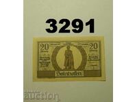 Solnhofen 20 pfennig 1921 Germany