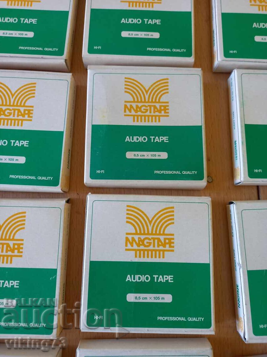 Magnetic tapes, new with price 9.90 BGN | € 5.06