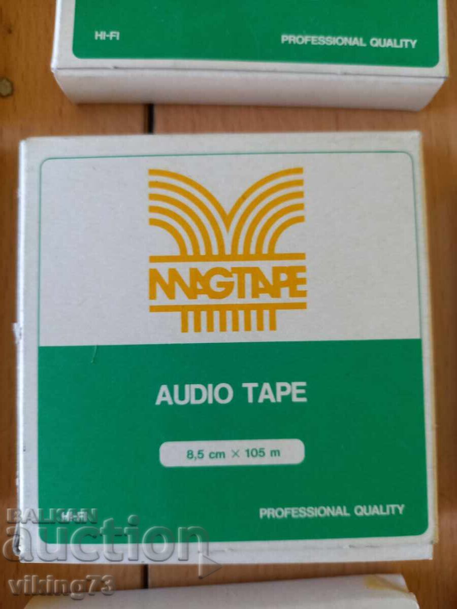 Auction  Magnetic tapes, new