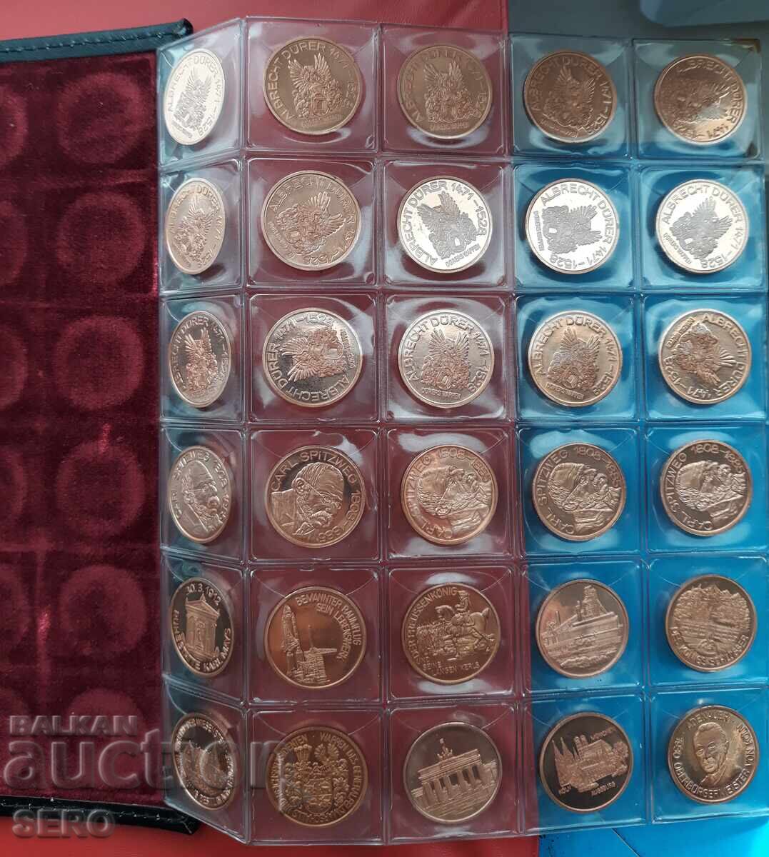 Medal-Germany-Album with 60 very beautiful medals - 5 Medal-Germany-Album with 60 very beautiful medals - 5