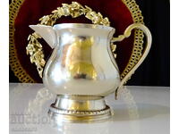 Χάλκινη κανάτα, κανατάκι, Λουδοβίκου XVI, μαργαριταρένιο ανάγλυφο