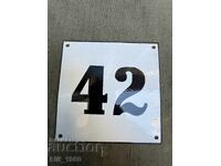 Placa emailata