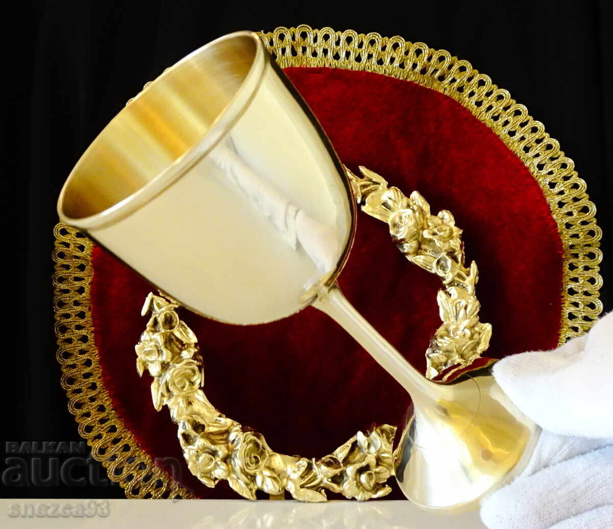 Δημοπρασία Ψηλό χάλκινο ποτήρι κρασιού 160 ml