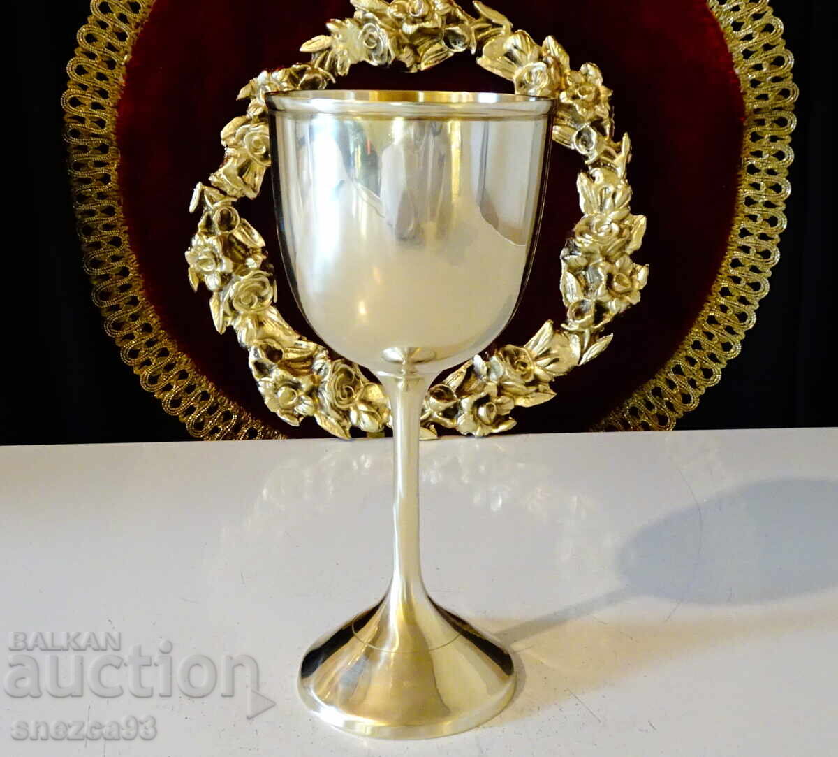 Ψηλό χάλκινο ποτήρι κρασιού 160 ml