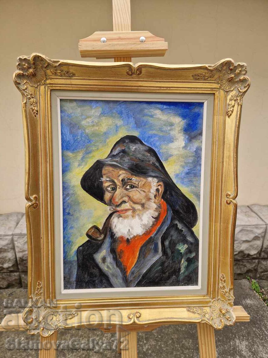 Minunată pictură antică germană ulei pe pânză cu preț 233.00 BGN | € 119.13