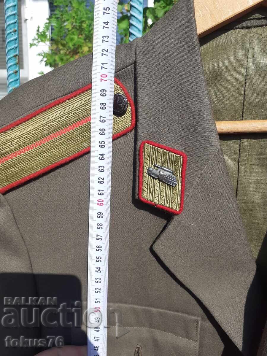 Livrarea Uniformă militară VECHE SOȚ, jachetă, însemne, epoleți - ca nouă