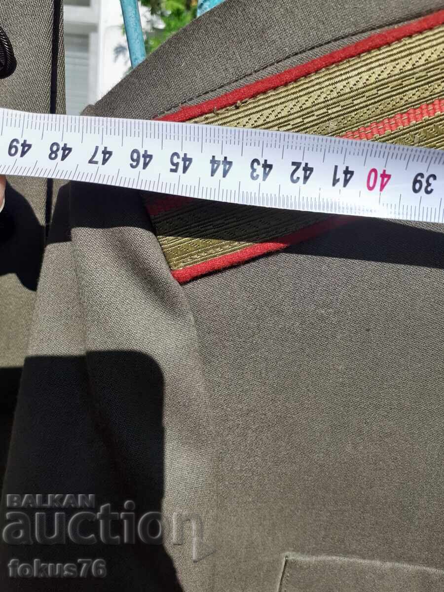 Uniformă militară VECHE SOȚ, jachetă, însemne, epoleți - ca nouă - 5