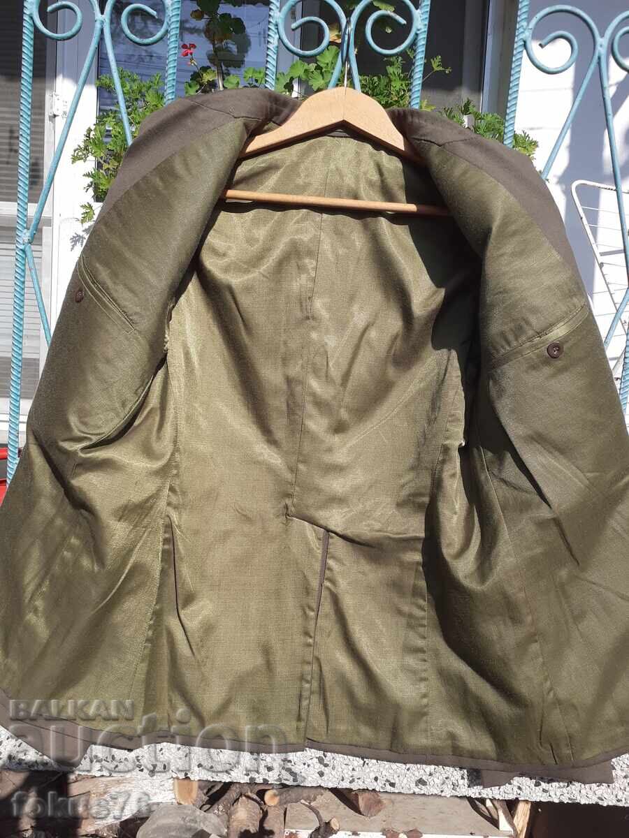 Uniformă militară VECHE SOȚ, jachetă, însemne, epoleți - ca nouă - 7