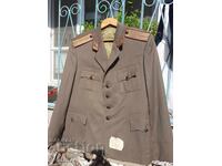 Uniformă militară VECHE SOȚ, jachetă, însemne, epoleți - ca nouă