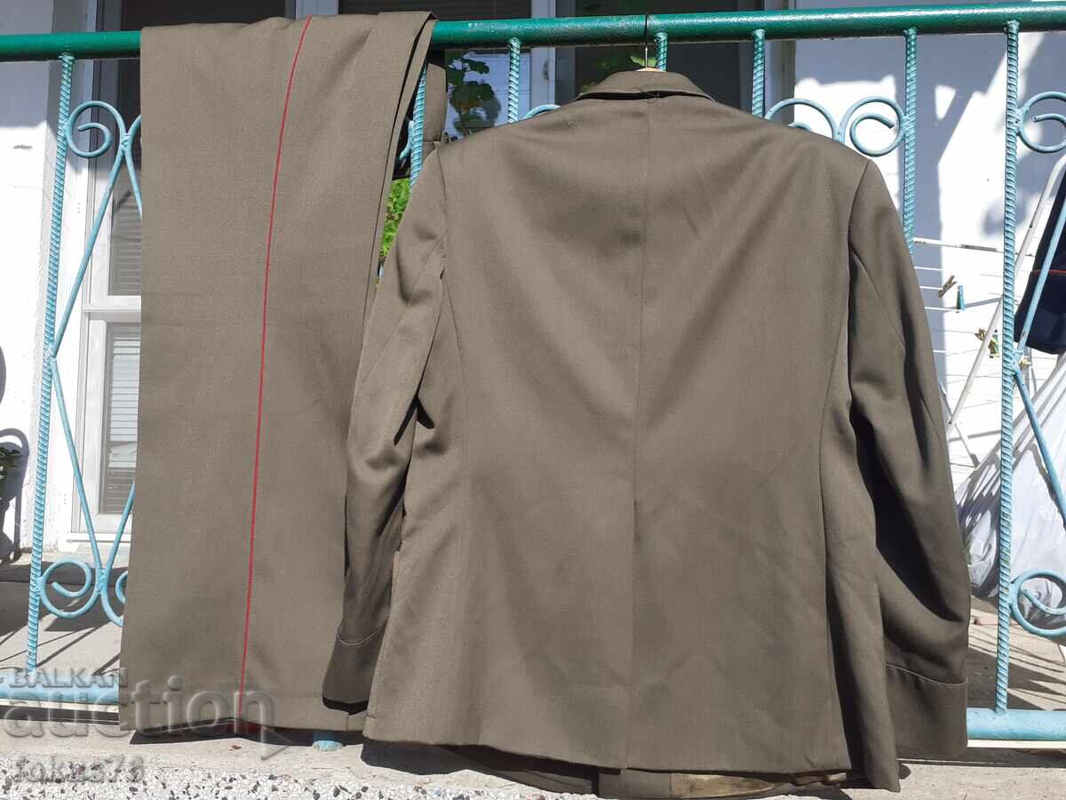 Uniformă militară VECHE SOȚ, jachetă, însemne, epoleți - ca nouă - 5