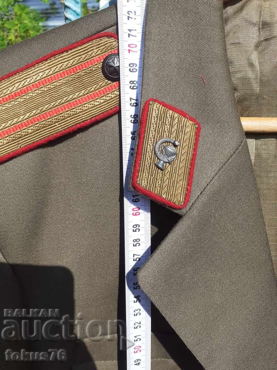 Uniformă militară VECHE SOȚ, jachetă, însemne, epoleți - ca nouă - 6